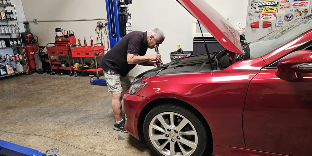Servicing Vehicle